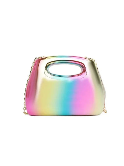 Chrome designer bag-Y3K Style