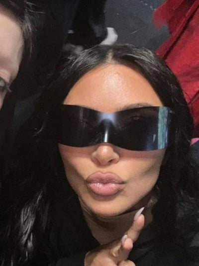 Futuristic visor glasses-Y3K Style