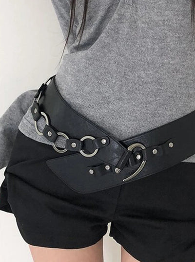 Goth cross belt-Y3K Style