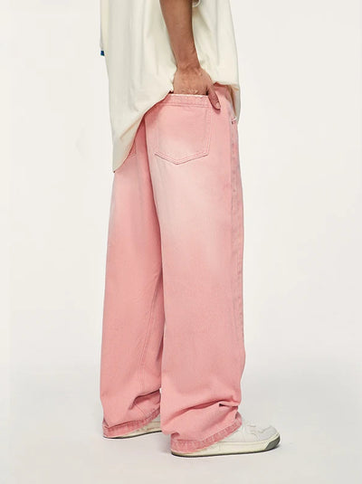 Pink washed jeans-Y3K Style