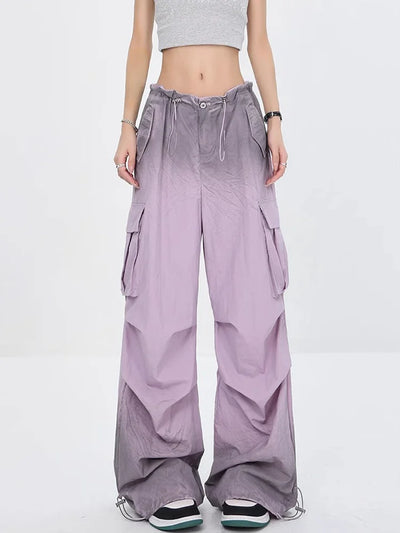 Pink y2k pants-Y3K Style