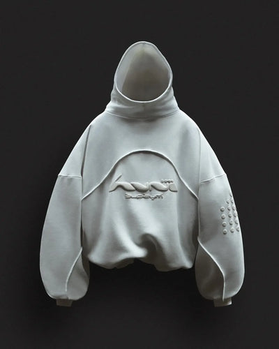 Y2K Hoodie Foam printing Splicing Design Pullover high quality Oversized sweatshirt vintage Men women fashion Hip Hop streetwear-Y3K Style