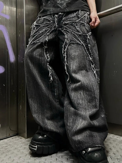 Y2K grunge jeans-Y3K Style
