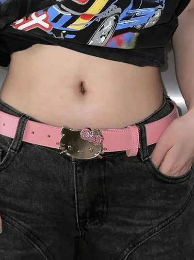 Y2K hello kitty belt-Y3K Style